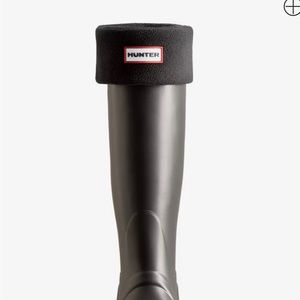 Hunter black tall boot socks size L, great condition